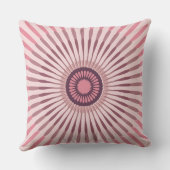 定番の中心ピンクの星花 クッション (裏面)