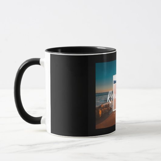 定番の陶器コーヒーマグ" "カスタマイズフォトマグ マグカップ (左)