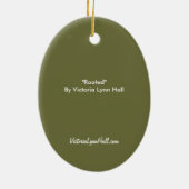 "定着させた"木の女神の芸術 セラミックオーナメント (裏面)