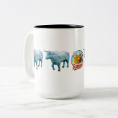 "定着させた" 15のozのマグ ツートーンマグカップ (正面左)