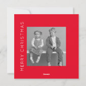 定義いけな | 5フォトコラージュのクリスマス シーズンカード (裏面)