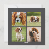 定義いけな | 5フォトコラージュ |クリスマス シーズンカード (裏面)