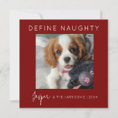 定義いけな | 5フォトコラージュ |クリスマス シーズンカード (正面)