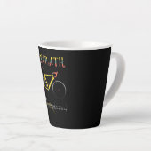 定義おもしろいサイクリング中毒性ギフト カフェラテマグ (右アングル)
