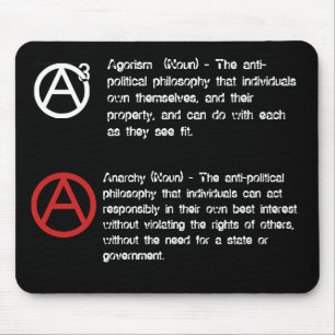 定義されるAgorism及び無秩序 マウスパッド