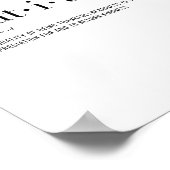 定義の感謝 ポスター (角)