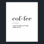 定義コーヒー ポスター<br><div class="desc">定義コーヒー</div>