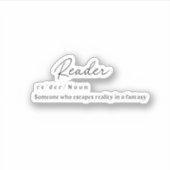 定義シール付きリーダー シール (正面)