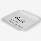 定義ダイエット ペーパープレート (傾斜あり)