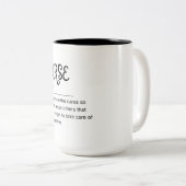 定義パート1ナースの定義 ツートーンマグカップ (正面右)