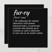 定義ファンダムファリーズデザインコスプレ 招待状 (正面/裏面)