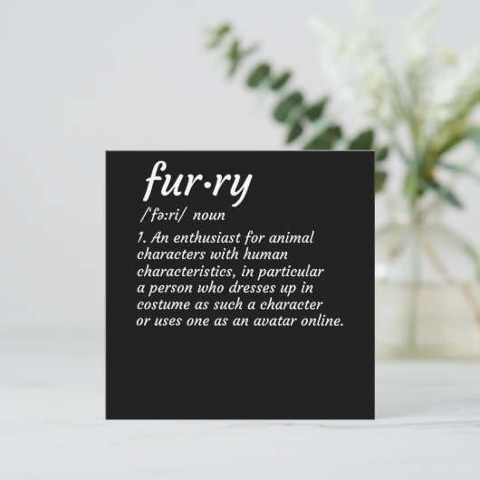 定義ファンダムファリーズデザインコスプレ 招待状 (スタンド正面)