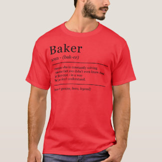 定義ベーおもしろいカーベーキングジョブ Tシャツ