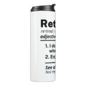 定義退職した名詞、除おもしろい外ギャグギフト タンブラー (回転左)