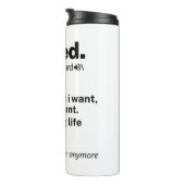 定義退職した名詞、除おもしろい外ギャグギフト タンブラー (回転右)