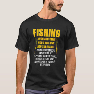 定義魚釣り魚釣り漁師 Tシャツ