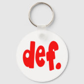 定義 キーホルダー (正面)