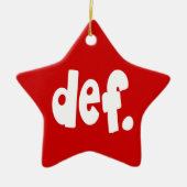 定義 セラミックオーナメント (正面)