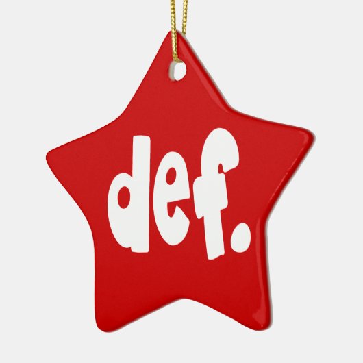 定義 セラミックオーナメント (左)