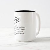 定義 – パート2ナースの定義 ツートーンマグカップ (正面右)