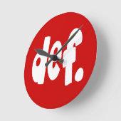 定義 ラウンド壁時計 (傾斜)