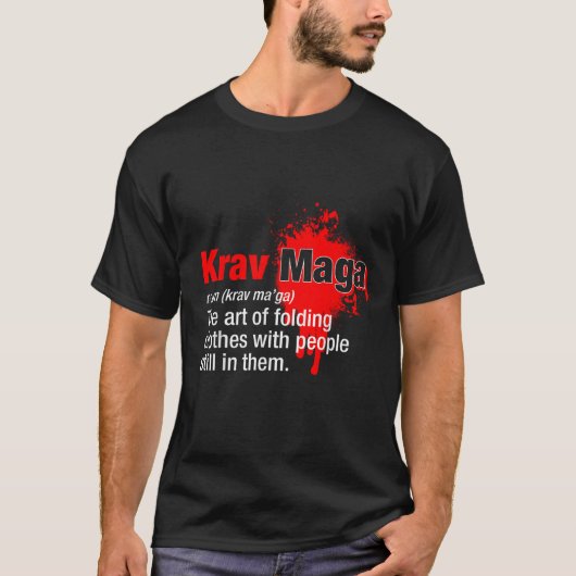 定義Krav Maga Tシャツ (正面)