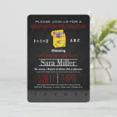 定規とクレヨン　先生の卒業招待状 招待状 (スタンド正面)