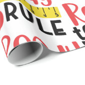 定規とリンゴでルールを設定できる ラッピングペーパー (ロールコーナー)