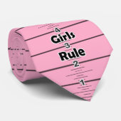 定規のタイ- "女の子規則" ネクタイ (ロール)