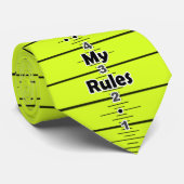 定規のタイ- "私のトラック私の規則" ネクタイ (ロール)