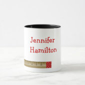 定規の先生のマグを持つてんとう虫 マグカップ (中央)