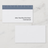 定規の青 名刺 (正面/裏面)