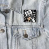 定規は無能なimbecilesです 缶バッジ (インサイチュ)