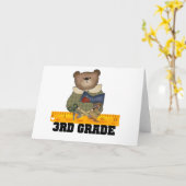 定規付き3級 カード (黄色い花)