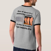 定規対足 Tシャツ (裏面)