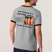 定規対足 Tシャツ (裏面)