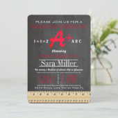 定規教師卒業招待状 招待状 (スタンド正面)