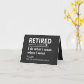 定退職した義おもしろい,退職退職した カード (黄色い花)