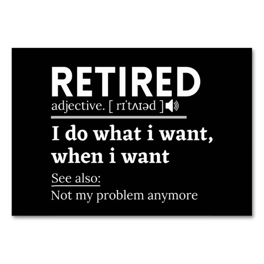 定退職した義おもしろい,退職退職した テーブルナンバー (正面)