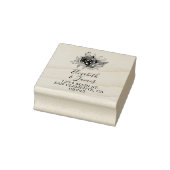 宛先と花 ラバースタンプ (スタンプ)