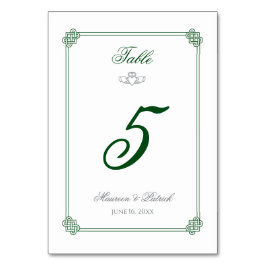 宛先アイルランドのテーブル番号 テーブルナンバー