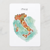 宛先イタリアン結婚式詳細エンクロージャカード エンクロージャーカード (裏面)