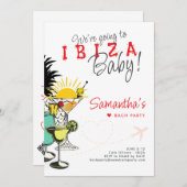 宛先イビザヘンバチェロレッテ日程 招待状 (正面/裏面)