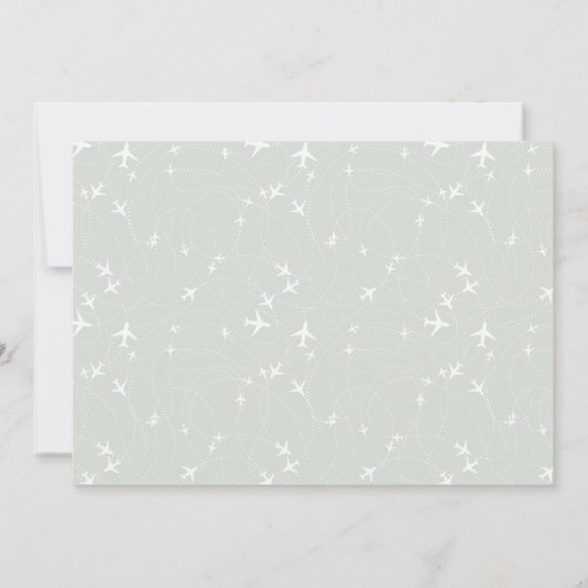 宛先ウェディングのワールドマップ日付を保存 招待状 (裏面)