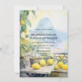 宛先ウェディングイタリアカプリシンクテレ 招待状 (正面)