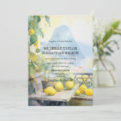 宛先ウェディングイタリアカプリシンクテレ 招待状 (スタンド正面)