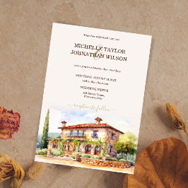 宛先ウェディングイタリアトスカニーフローレンス 招待状