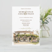 宛先ウェディングイタリアトスカニーフローレンス 招待状 (スタンド正面)