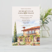 宛先ウェディングイタリアトスカニーフローレンス 招待状 (スタンド正面)