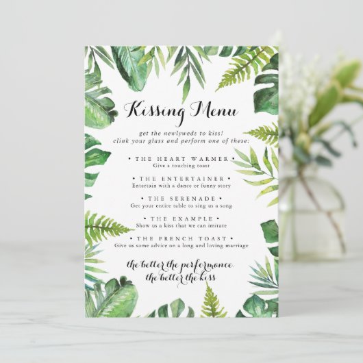 宛先ウェディングキスをするメニューゲームカード (スタンド正面)